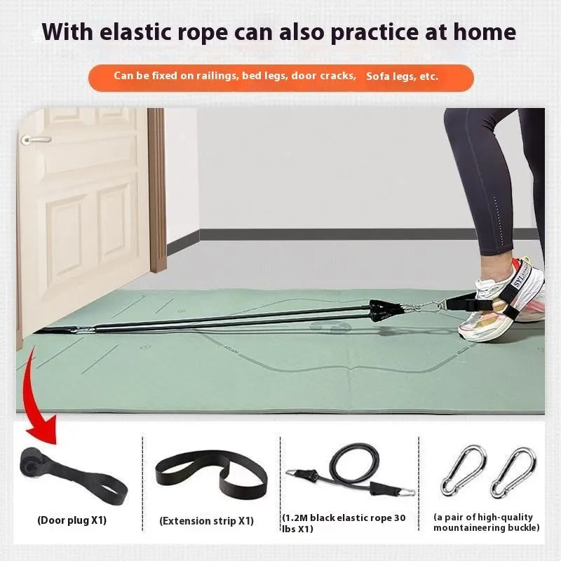 Ankle buckle leg strength strap tension training accessories with rope attachments