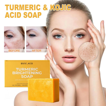 Turmeric Kojic Acid Soap Bar for skin brightening and moisturising