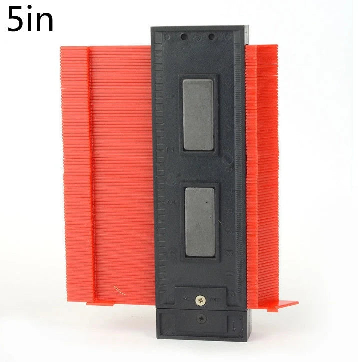 Radial Ruler Contour Gauge Taker Profile Gauge for precise irregular shape measurements