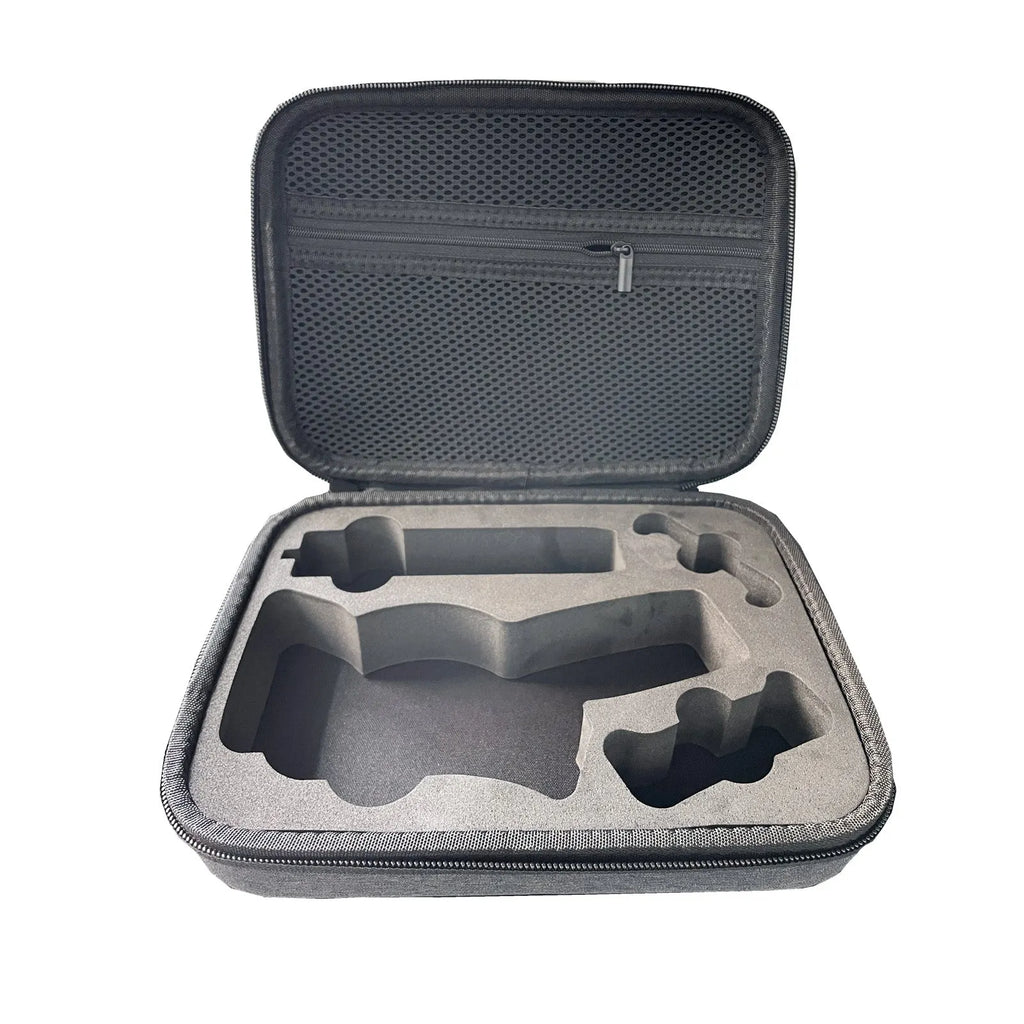Gray cloth storage bag for intelligent mobile PTZ stabiliser and accessories