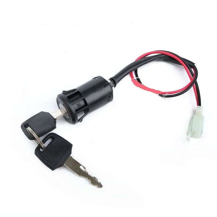 Waterproof electric car door lock actuator with wiring connectors for central locking system