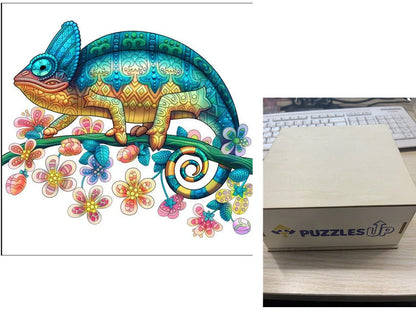 Animal Puzzle Puzzlesup A3 Size With The Box - Detailed wooden puzzle for creative minds