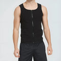 Men's black polyester zip storm sweatshirt for running and yoga