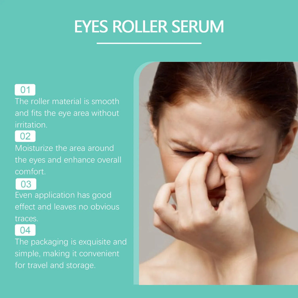 8ML eye care ball for mild cooling massage with peppermint gel.