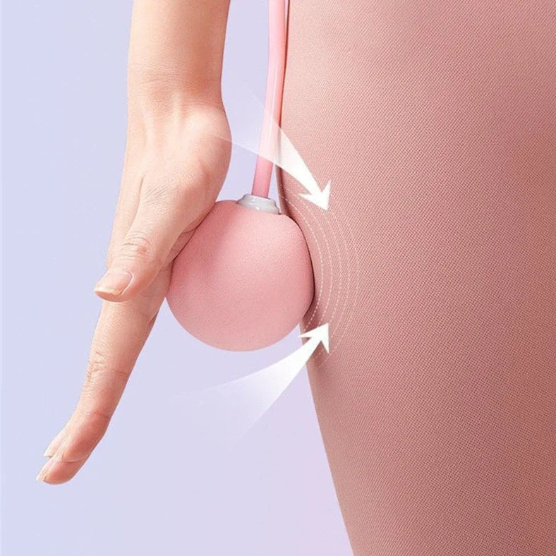 Weighted cordless jump rope with 2 adjustable weight options and anti-tangle PVC-coated steel rope for effective indoor and outdoor fitness training with quiet operation