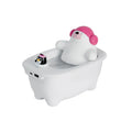 White USB air humidifier with 550ml water tank on desk
