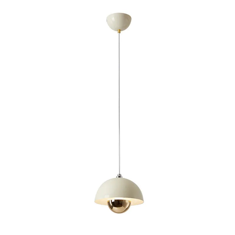 Retro 18cm small droplight in black finish for bedroom or bar use with hanging cord