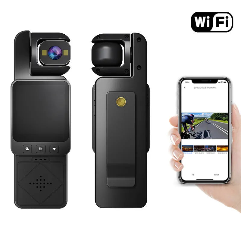 Handheld portable camera sports outdoor black silver ABS plastic compact body 3.7x2.4x11cm