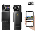 Handheld portable camera sports outdoor black silver ABS plastic compact body 3.7x2.4x11cm