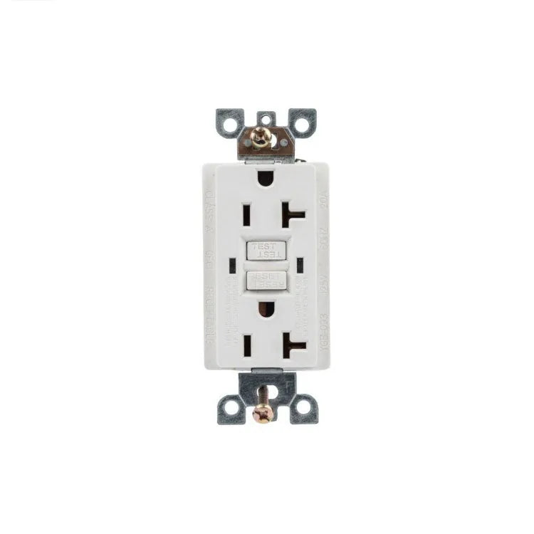 American Standard LTG20WR fault grounding protector socket with 6 holes, plastic, 20A rating