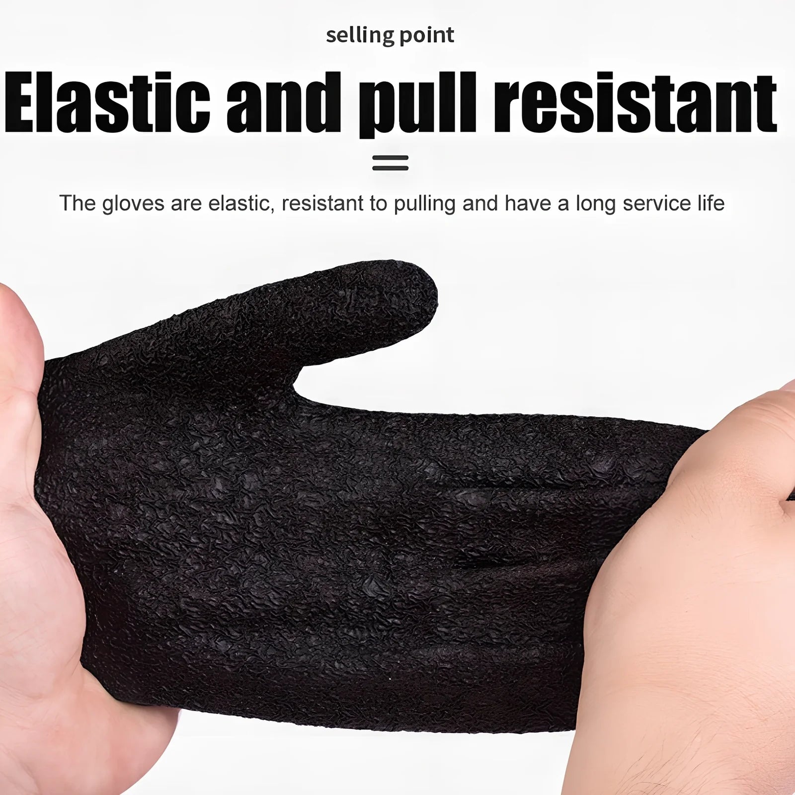 Purple anti-slip fishing gloves with latex coating and magnetic clip for puncture protection in left or right hand, 25cm length