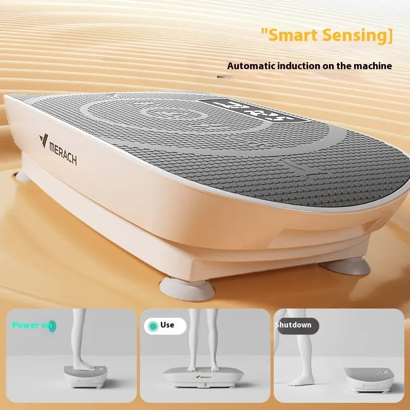 Grey or pink Bluetooth smart power plate with display showing weight measurement up to 300kg capacity