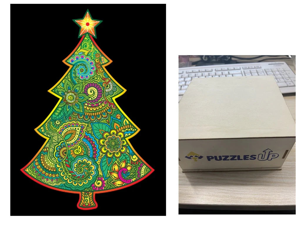 Animal Puzzle Puzzlesup A3 Size With The Box - Detailed wooden puzzle for creative minds