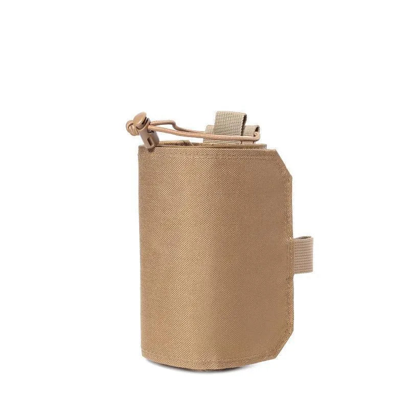 Outdoor adjustable bottle cover in Oxford cloth with PU lining for temperature insulation