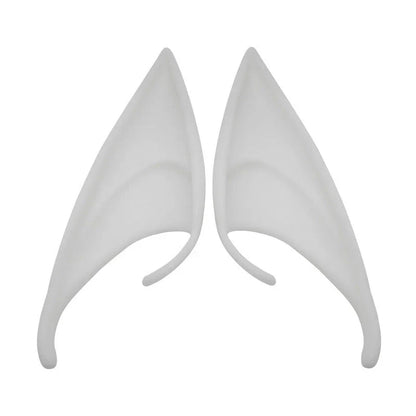 Adjustable latex elf goblin ears for Halloween costumes, safe and non-toxic