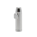 Aluminium alloy bullet snuff cigarette holder with flat head, shown in multiple colour options.