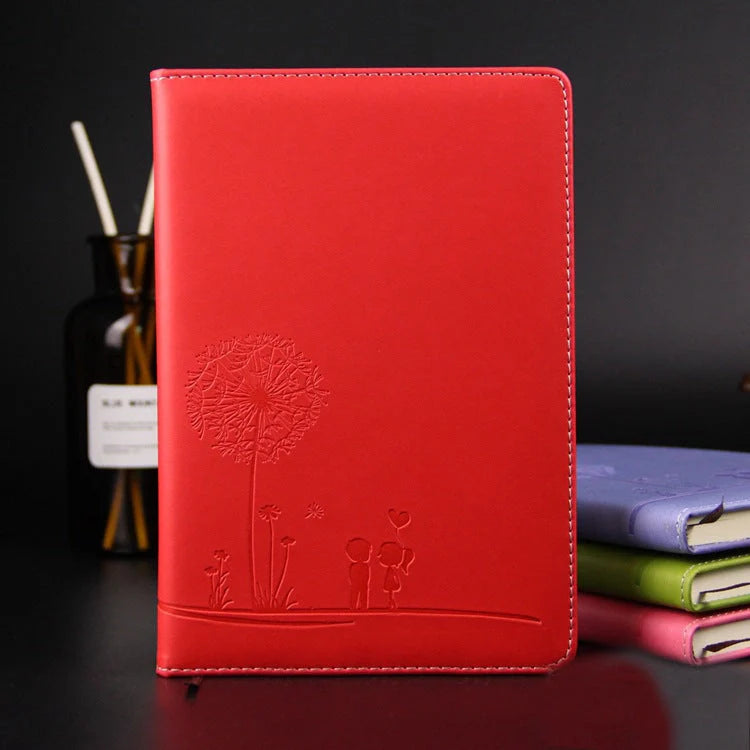 Custom PU Leather Notebook in various colours, perfect for professional and personal note-taking