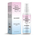 100ml whitening brightening spray bottle with sweat-proof formula for face and body.