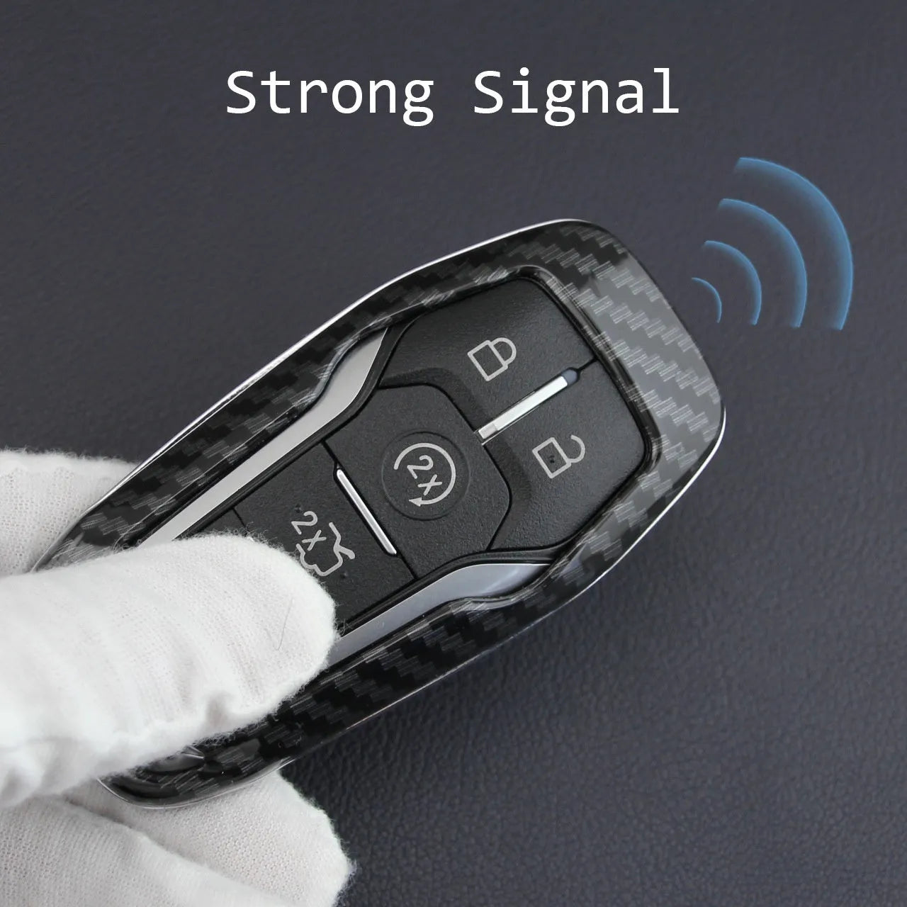 Plastic car key remote protective shell shown in single shell and buckled styles.