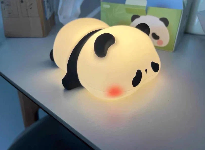 Cozy silicone sheep night light with adjustable brightness, auto-off timer, and USB charging for children's bedroom decor