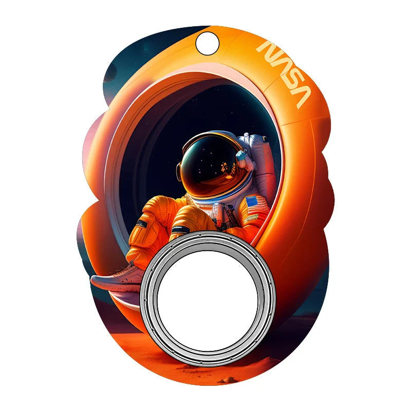 Original Puzzle Gyro Fidget Spinner Keychain for stress relief and focus improvement