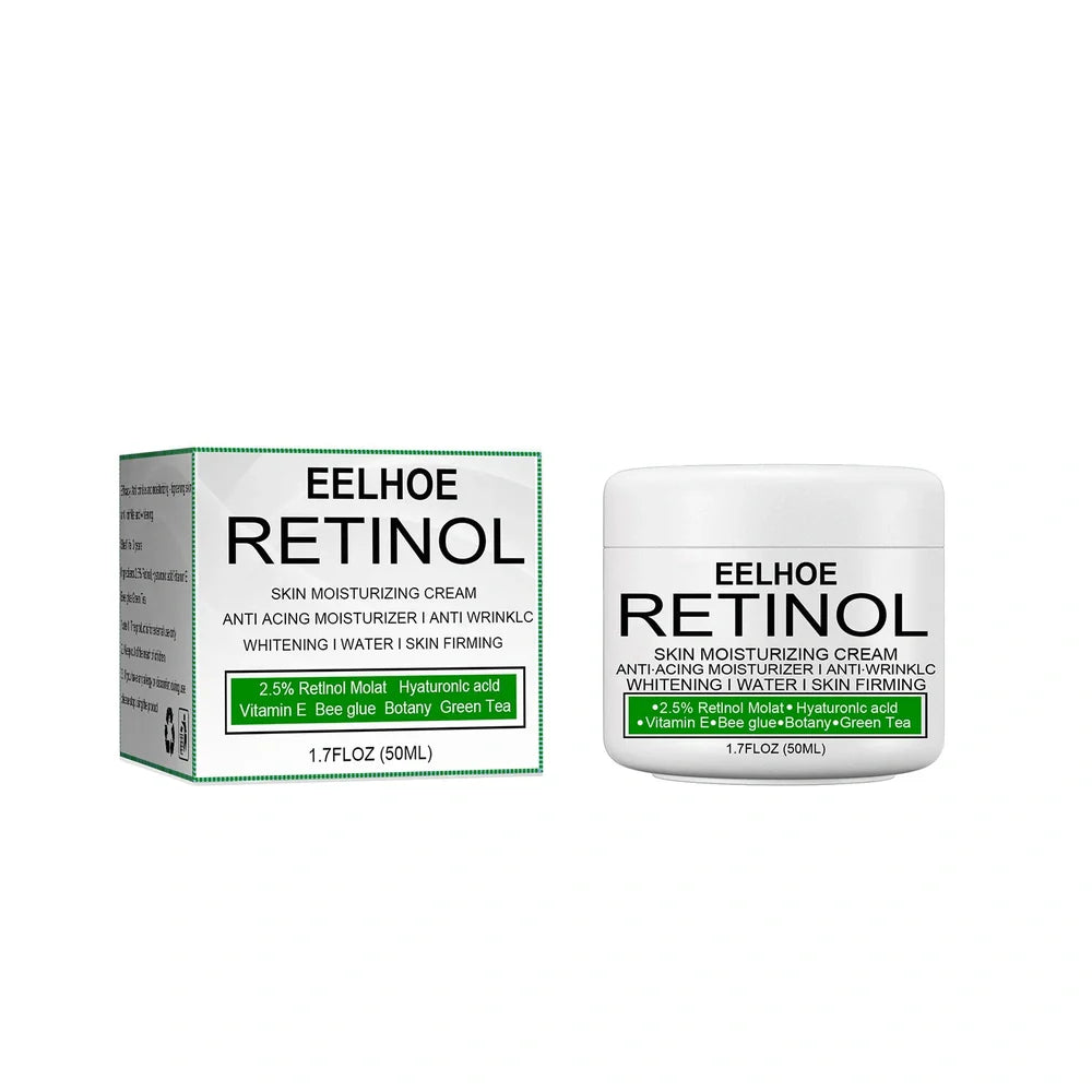 Skin brightening moisturising cream container with squalane and milk extract ingredients