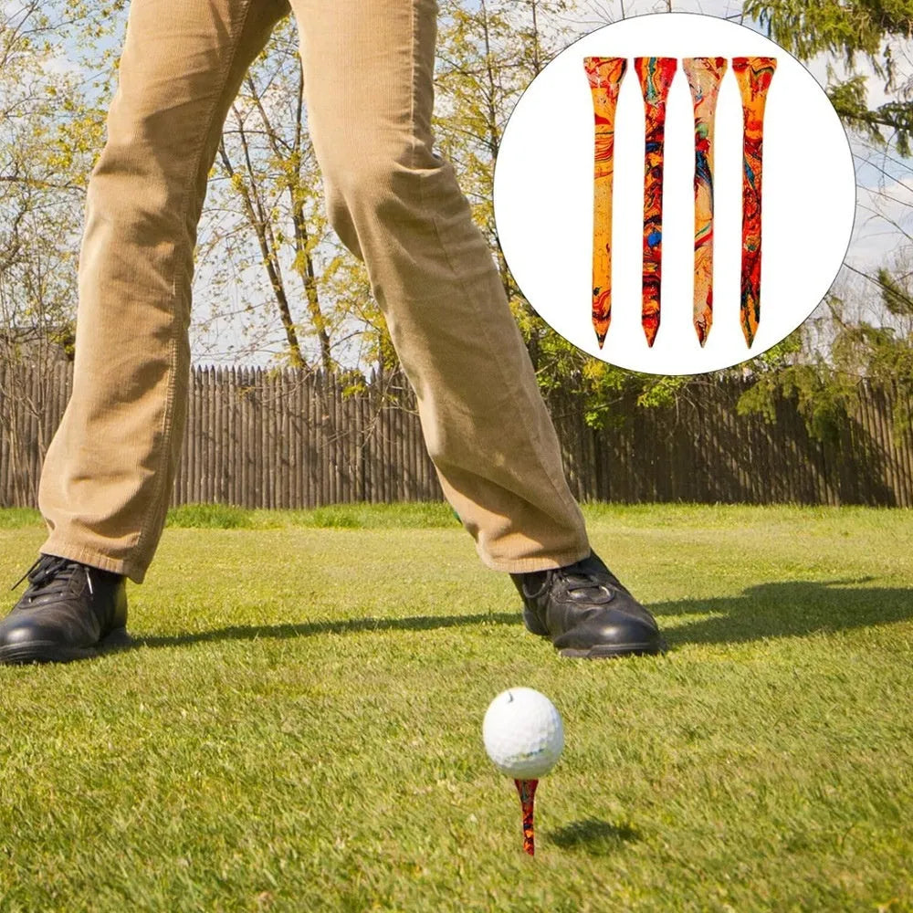 Colourful 70mm golf ball holders set of 50 pieces for training practice