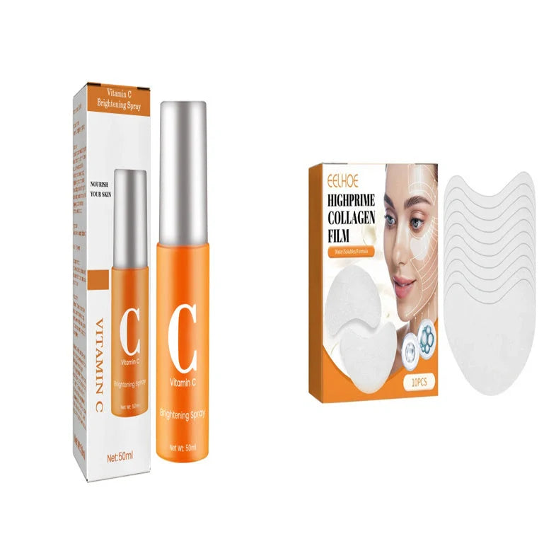 Collagen water-soluble facial mask with hyaluronic acid for 15-20 minute hydrating treatments