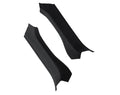 Black plastic car trunk threshold guard anti-kick pad measuring 50x15x8cm