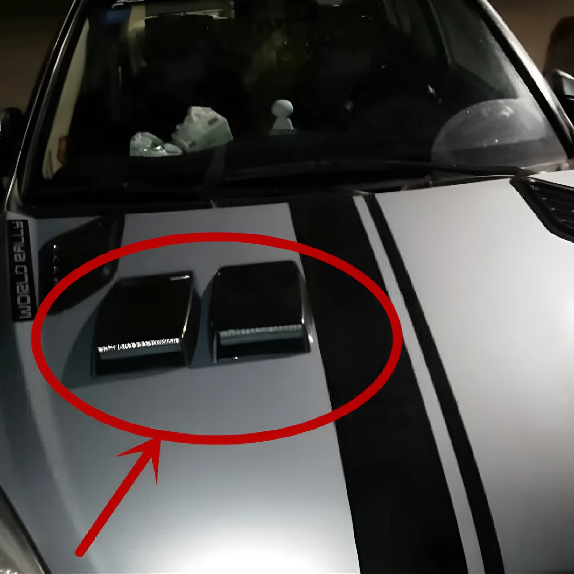 ABS plastic car decoration simulation air vent in black, white or silver colours