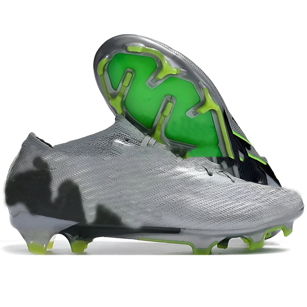 Men's waterproof football shoes with air cushion and FG studs for grass surfaces