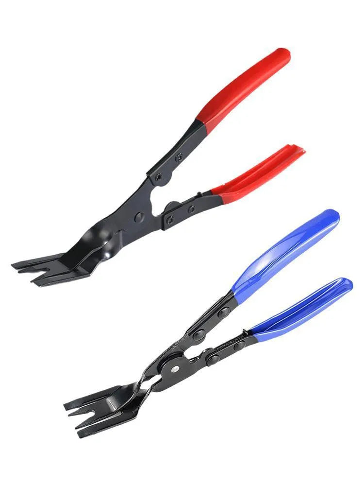 Blue car universal disassembly separator pliers for removing interior clips and door panels