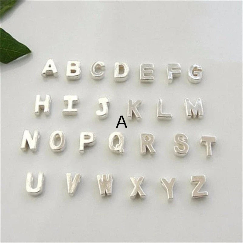 Peach Heart Shaped Letter Necklace in gold and silver finishes with alloy pendant