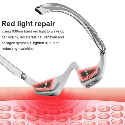 Eye Massager with Micro-Current Technology for Reducing Wrinkles, Dark Circles, and Eye Bags