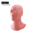 Winter wind-proof cold protection thermal headgear mask in black for outdoor cycling and riding