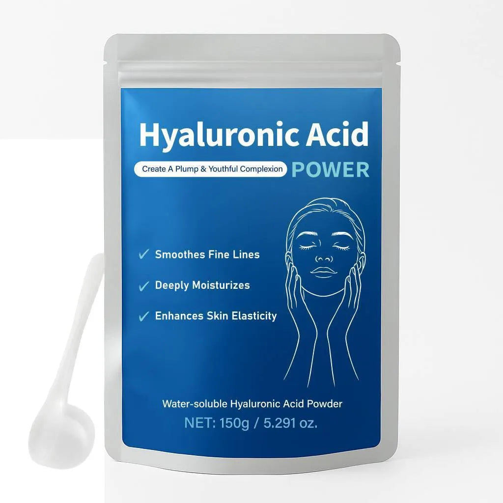 150g jar of hyaluronic acid powder for DIY skincare formulations