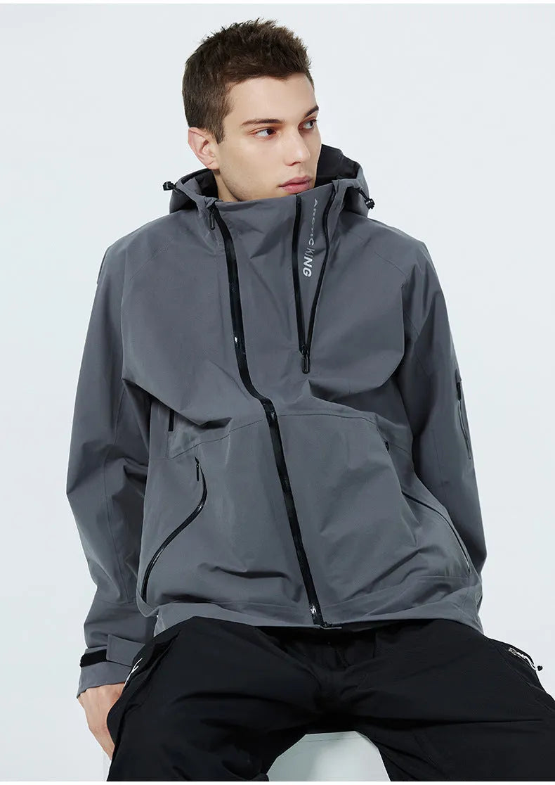 Unisex waterproof windproof ski suit in multiple colours for winter sports