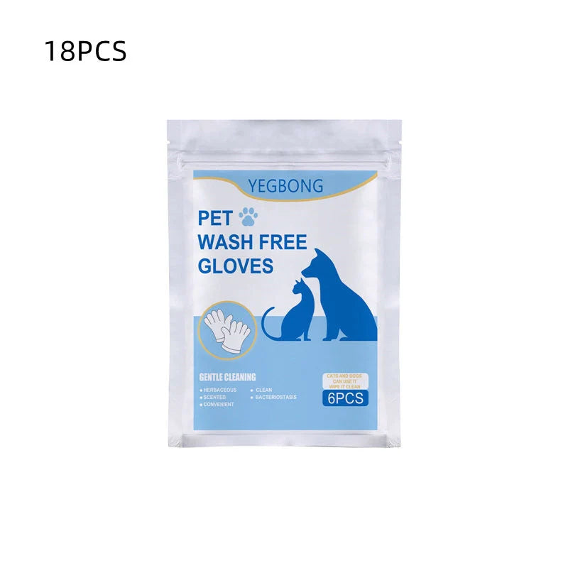 Disposable aluminum foil pet gloves for easy cleanup, pack of six