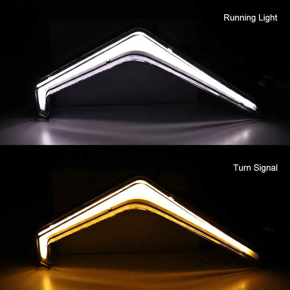 For Star daytime turn signal set in white for Polaris RZR XP 1000, ABS PE construction