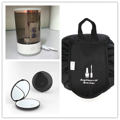 Automatic Makeup Brush Cleaner - Portable Electric Brush Spinner for Deep Cleaning