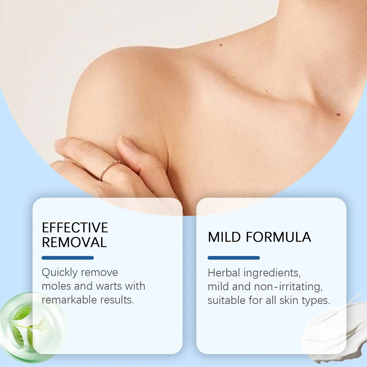20g moisturising body care cream tube with honeysuckle and mint extract cooling formula for neck and skin