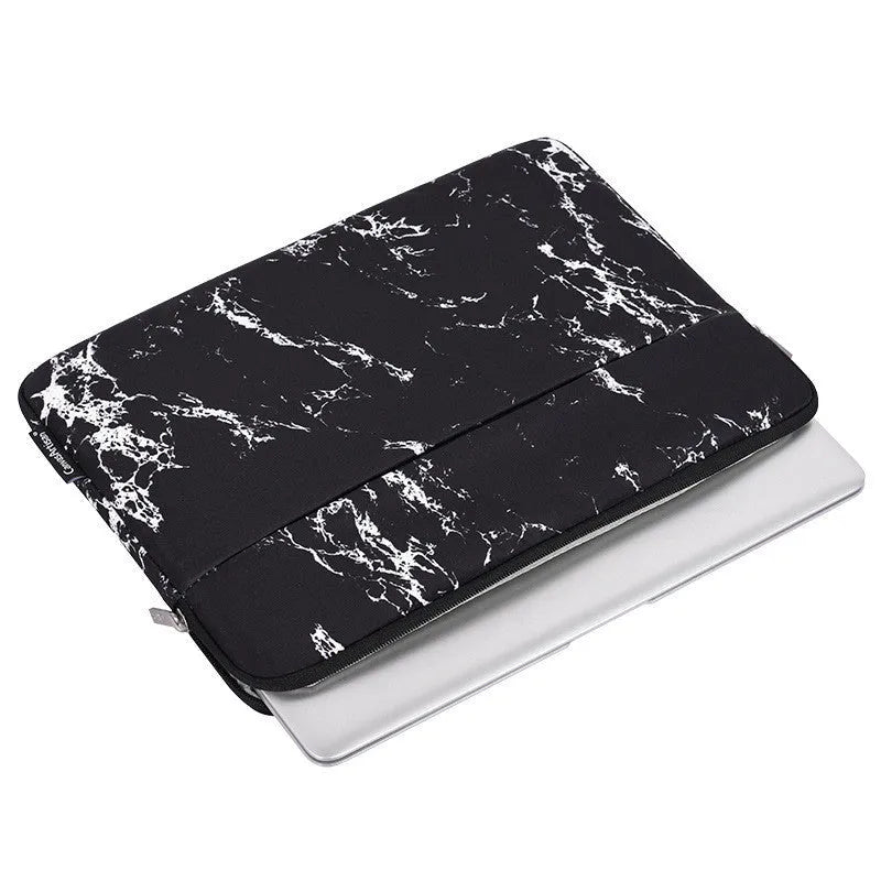 Digital printing laptop case liner bag in polyester fibre – waterproof sleeve for 13 inch laptop, black