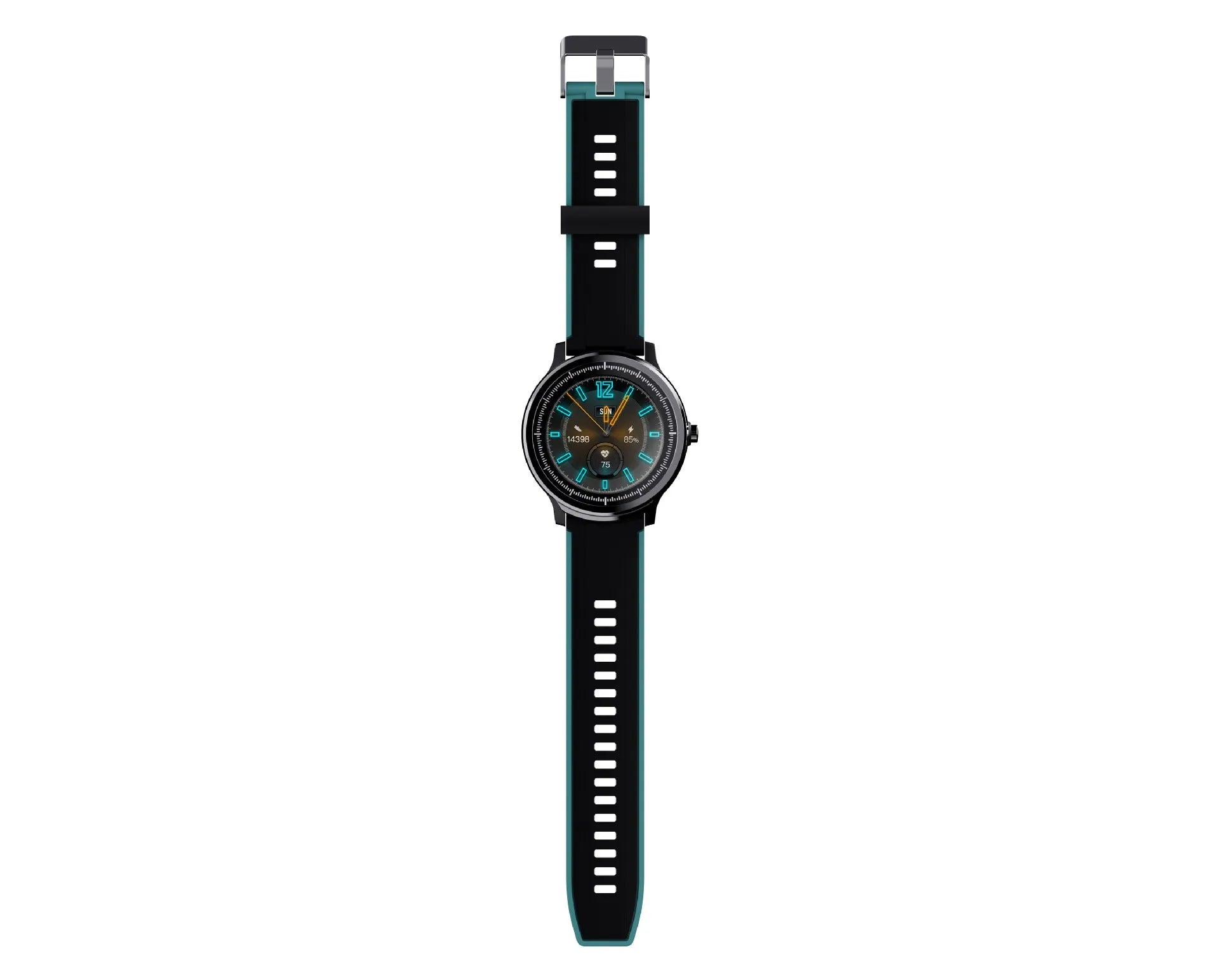 Kospet PROBE smart watch with 1.3 inch touch screen on silicone wrist strap