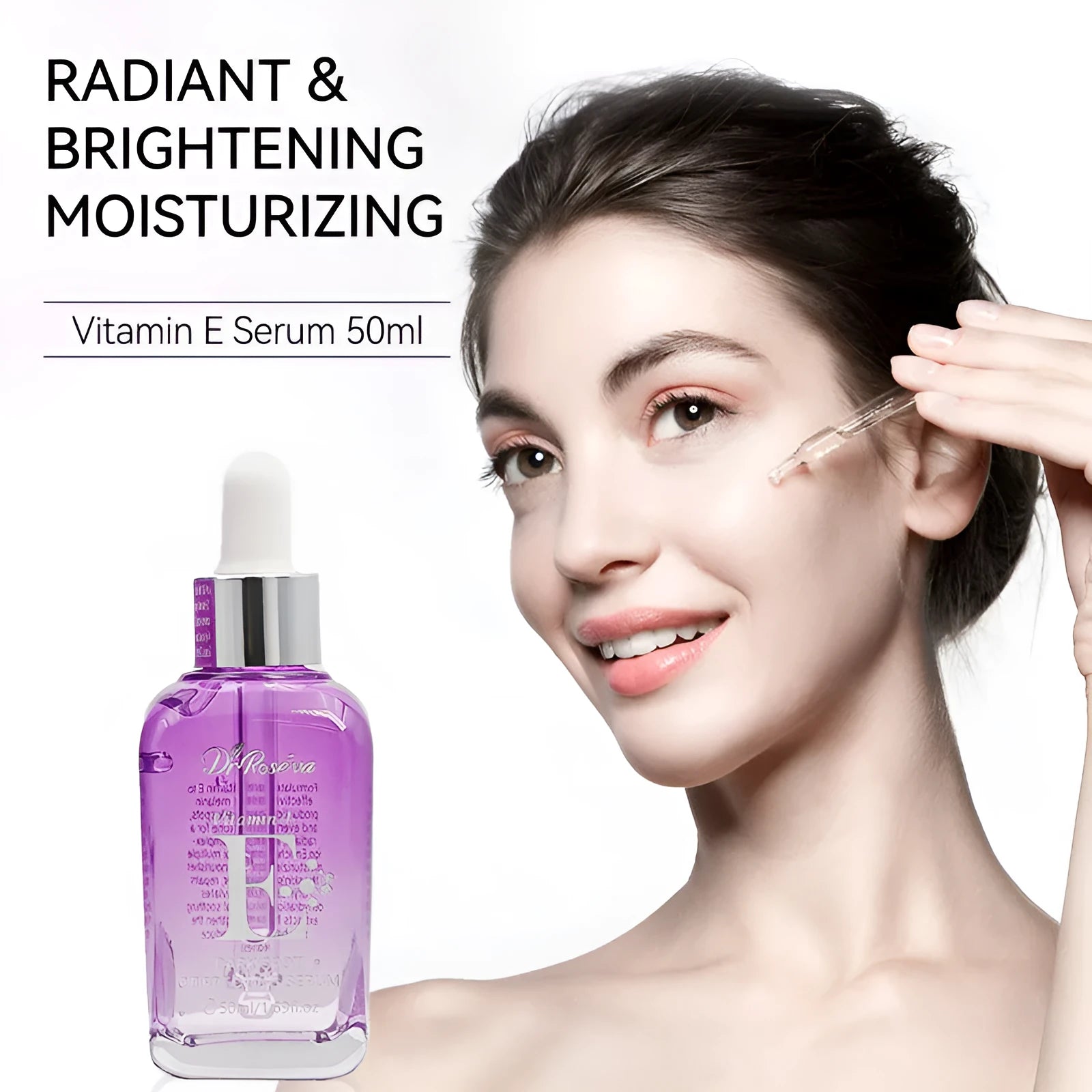 DR.ROSEVA Collagen Repair Facial Serum 50ml in bottle packaging with organic retinol formula
