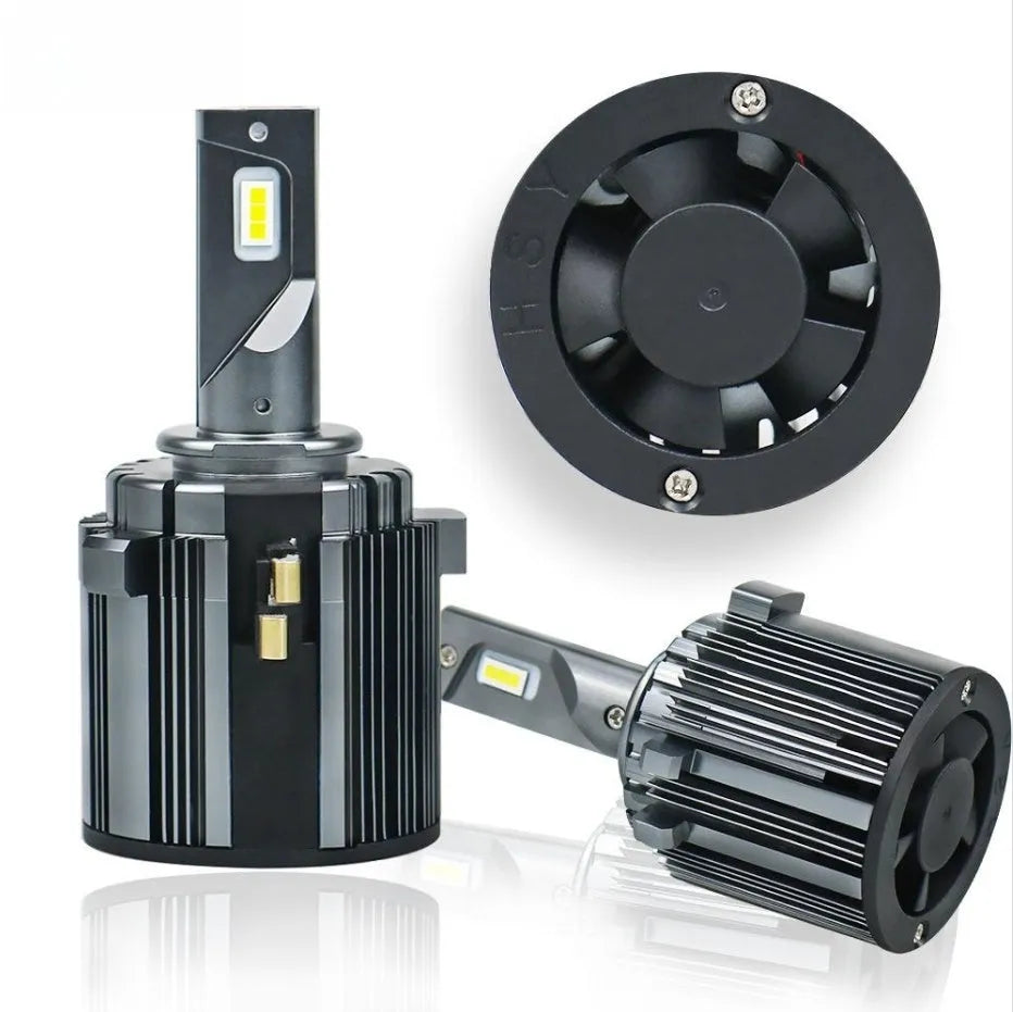 Volkswagen Golf 7 LED headlight bulb with aviation aluminium construction and low beam decoding function