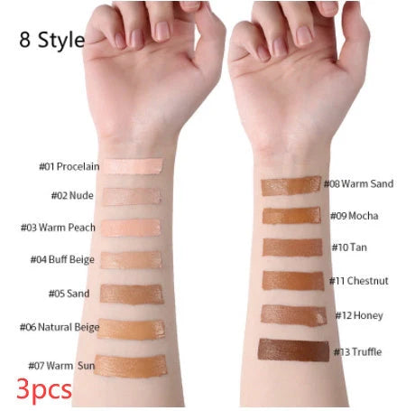 Oil-Control Liquid Foundation Concealer in 13 shades for a flawless matte finish