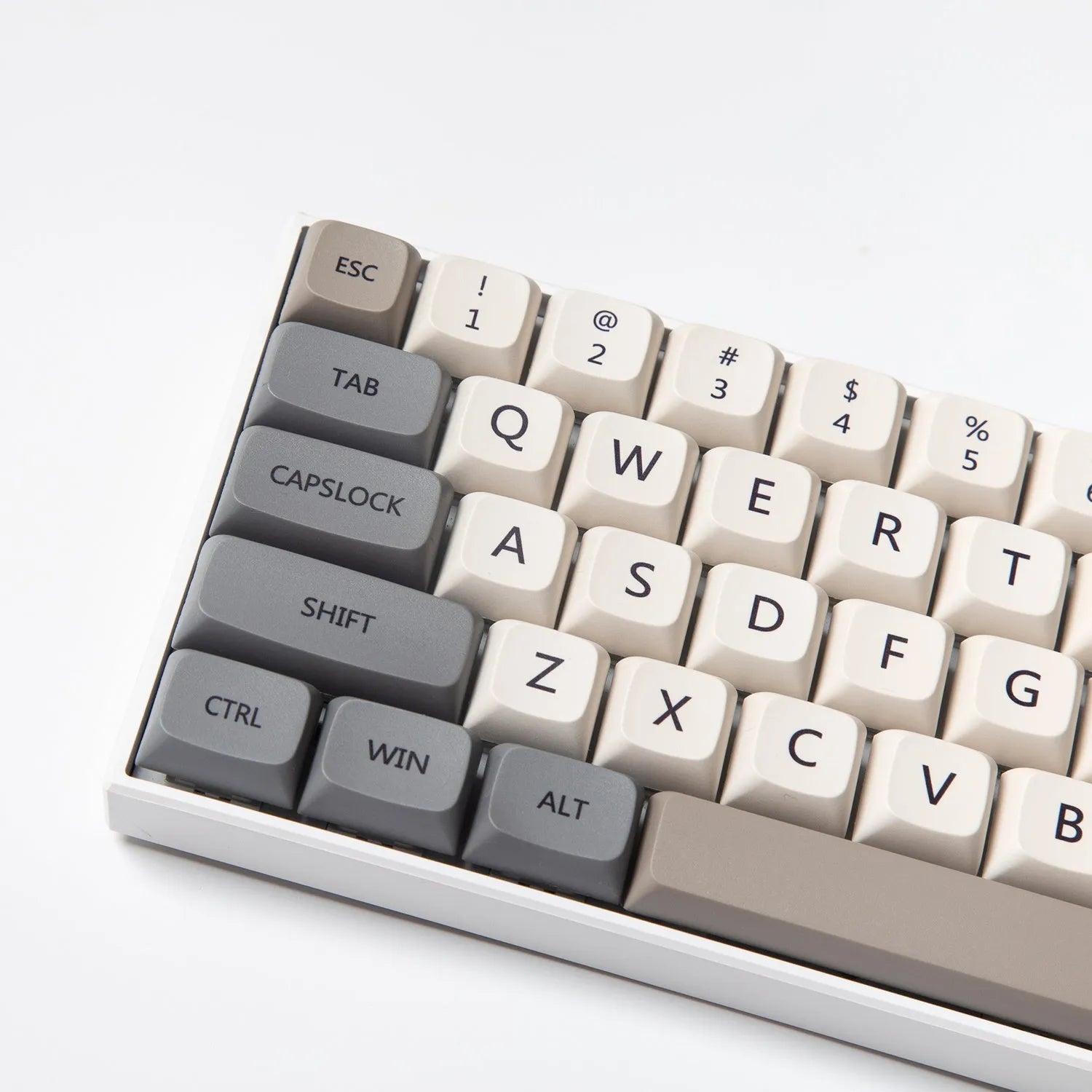 PBT XDA profile mechanical keyboard keycap set with 139 pieces including supplementary keys