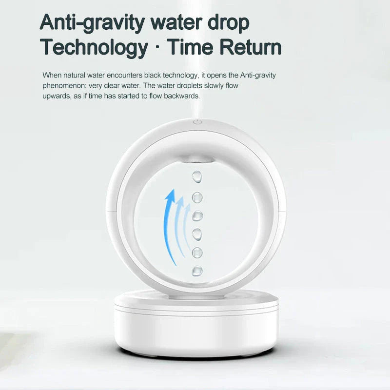 Levitating Humidifier with Ultrasonic Mist Technology, Captivating Air Hydration Device