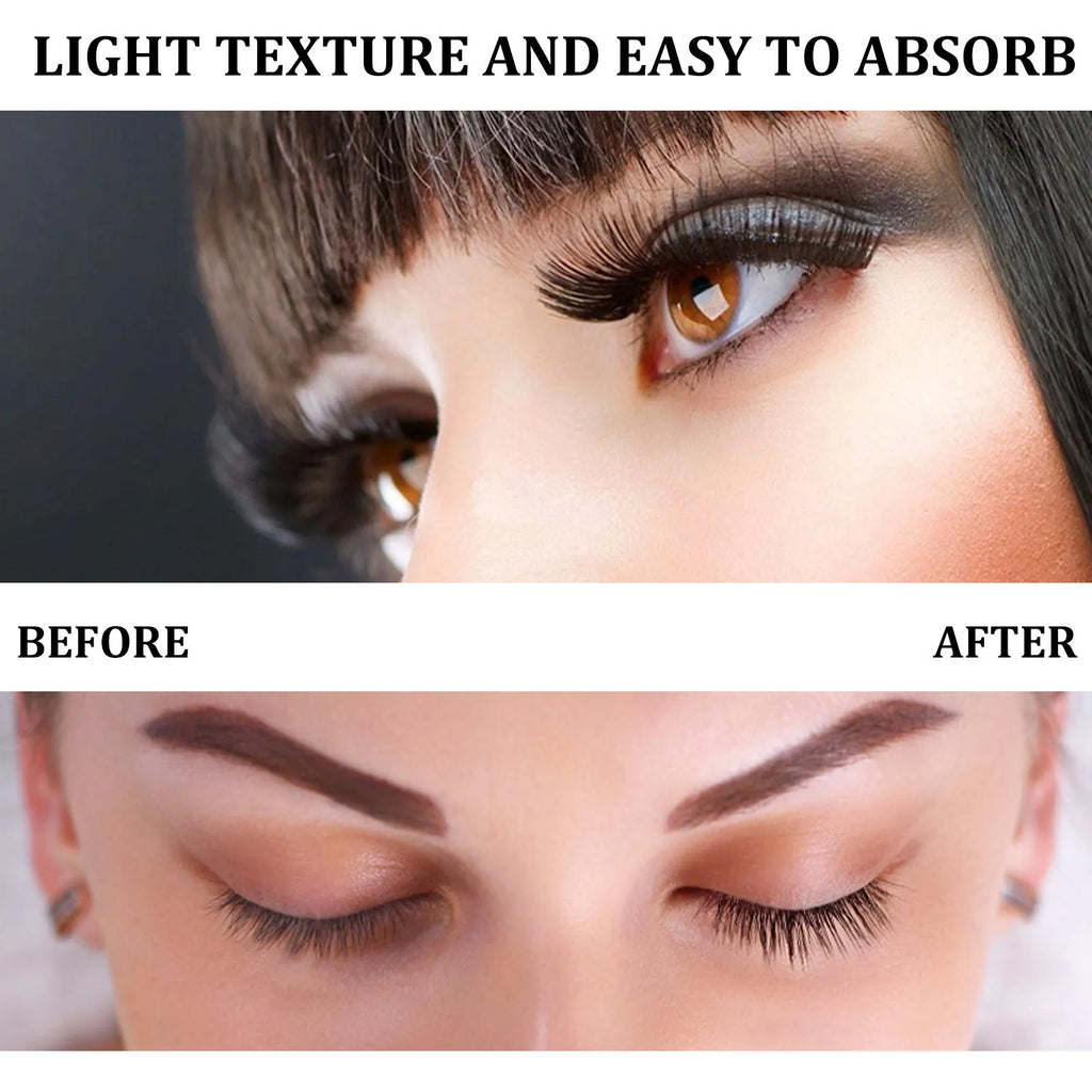 3ml natural black eyelash growth serum in dropper bottle for eyelash enhancement