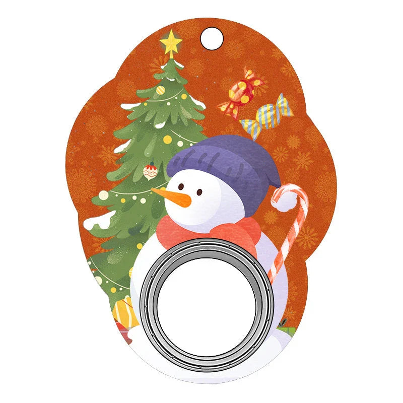 Original Puzzle Gyro Fidget Spinner Keychain for stress relief and focus improvement